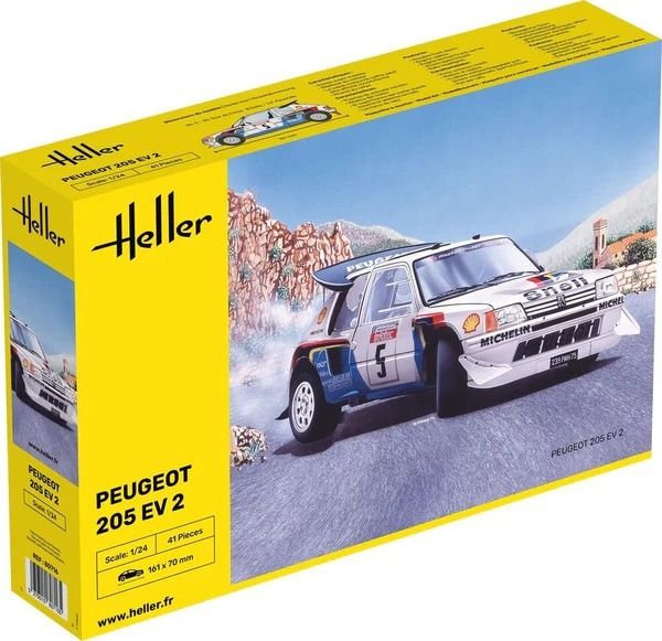 HEL80716 - PEUGEOT 205 EV 2 #5 zum Zusammenbauen und Lackieren - 1