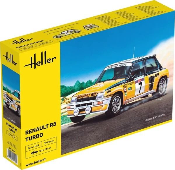 HEL80717 - RENAULT R5 Turbo #7 zum Zusammenbauen und Lackieren - 1