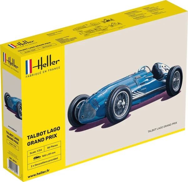 HEL80721 - TALBOT Lago Grand Prix zum Zusammenbauen und Lackieren - 1