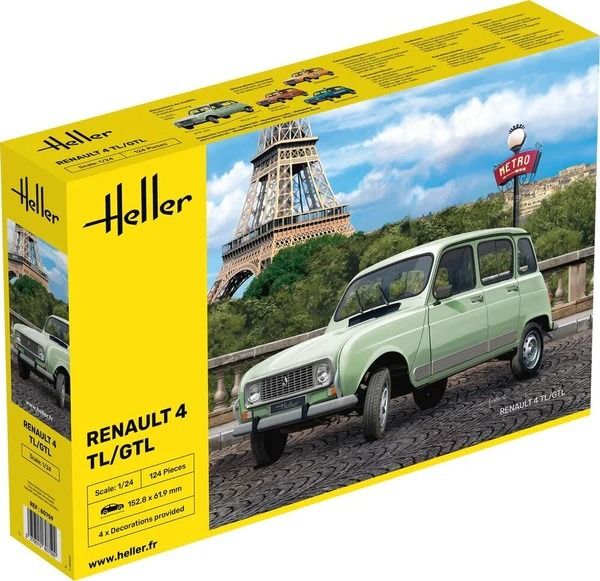 HEL80759 - RENAULT 4TL/GTL zum Zusammenbauen und Lackieren - 1