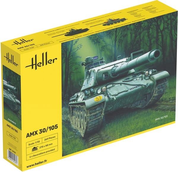 HEL81137 - AMX 30/105 Panzer zum Zusammenbauen und Lackieren - 1