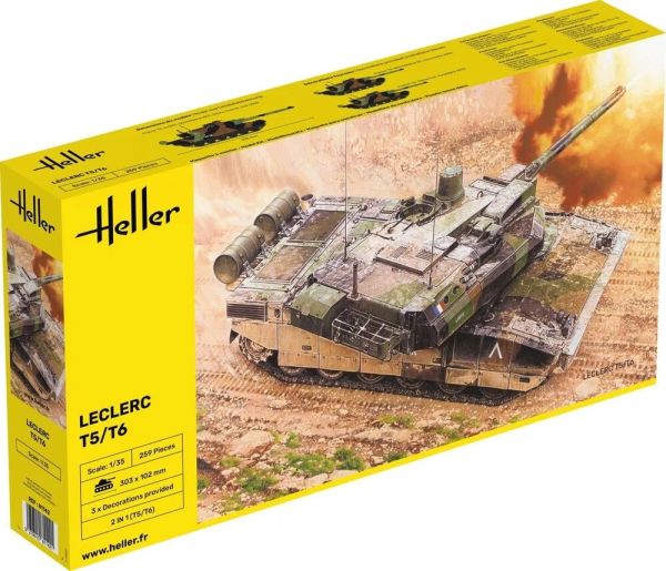 HEL81142 - Panzer Leclerc T5/T6 – Zusammenbau und Bemalung erforderlich - 1