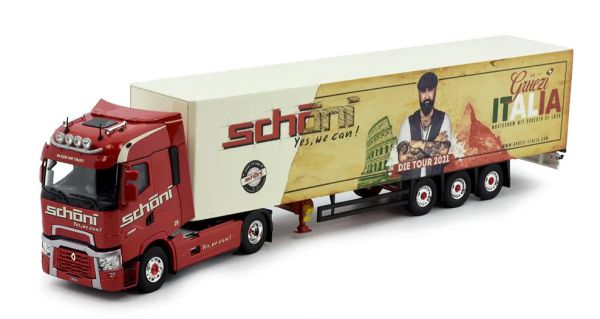 TEK82331 - RENAULT T Highline 4x2 mit 3-Achs-Kühlanhänger (SCHONI) - 1