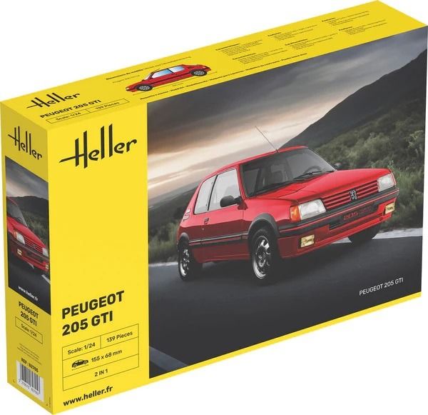 HEL82705 - PEUGEOT 205 GTI zum Zusammenbauen und Lackieren - 1