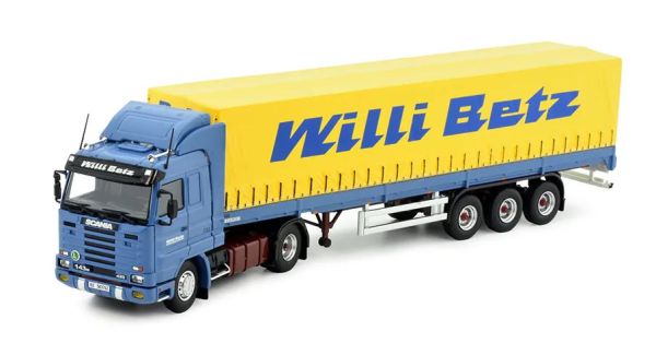 TEK83597 - SCANIA 143 4x2 mit 3-achsigem Planenauflieger WILLI BETZ - 1