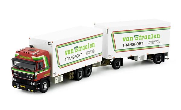 TEK83986 - DAF 3600 SpaceCab 6x4 LKW mit 1+1 Achsanhänger VAN STRAALEN - 1
