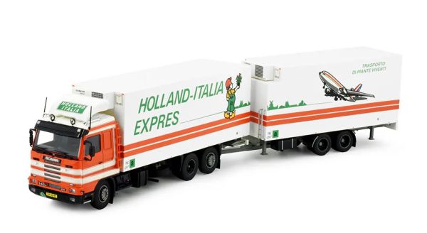 TEK84633 - SCANIA R143 6x2 Kühl-Motorwagen mit 2-Achs-Kühlanhänger LIEVAART - 1