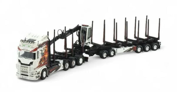 TEK86489 - SCANIA Next Generation 770S Highline 8x4 Lkw mit 2+3-achsigem Holzauflieger (ANGEBY AKERI) - 1