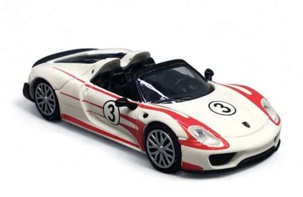 MNC870062137 - PORSCHE 918 Spyder #3 2015 Weiß mit roten Streifen - 1