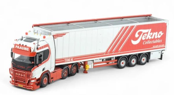 TEK87077 - SCANIA Next Generation R650 6x4 mit 3-achsigem PAAUWE Transport Getreideanhänger - 1