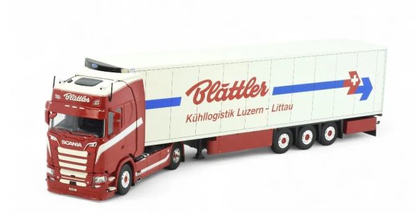 TEK88420 - SCANIA Next Gen. S-Serie Highline 4x2 mit 3-Achs-Kühlauflieger BLATTLER - 1