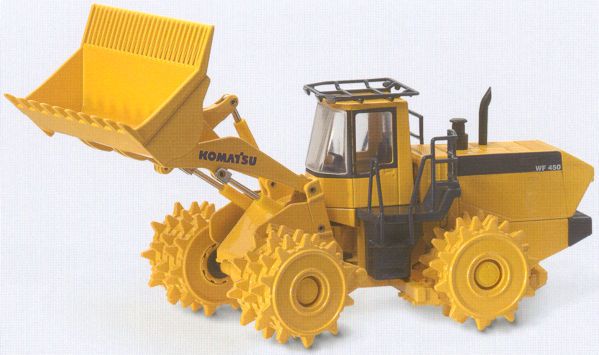 CON2437 - Walze mit Schaffuß KOMATSU WF 450-3 - 1