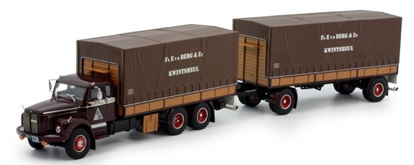 TEK82119 - SCANIA L111 6x4 Forwarder + Anhänger 2 Achsen - 1