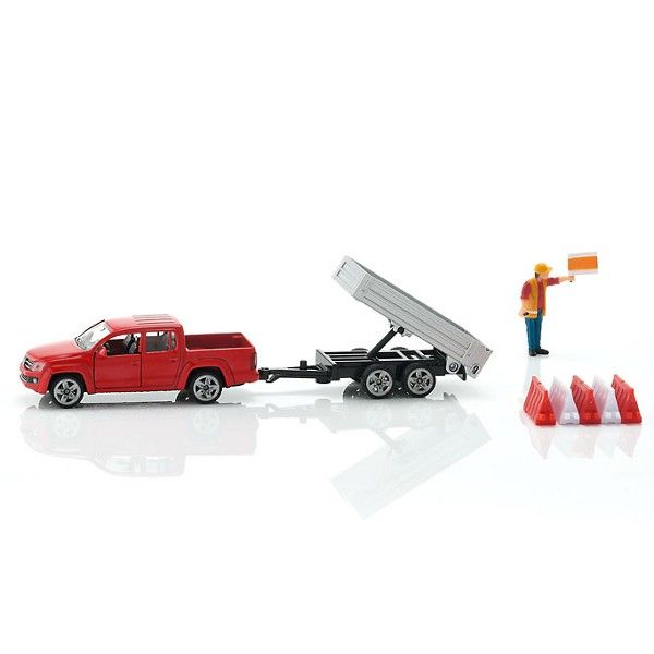 SIK3543 - Pick UP Mit Kippanhänger Ech:1/55 - 1