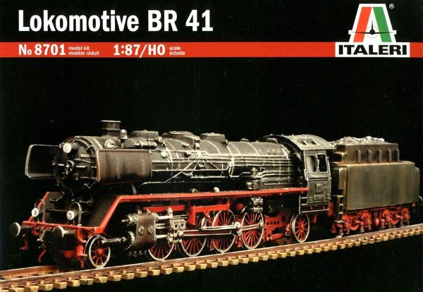 ITA8701 - Lokomotive BR41 zum Zusammenbauen und Lackieren - 1