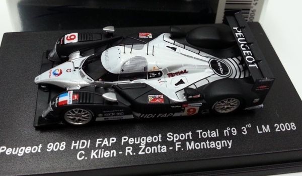 SPA87S087 - PEUGEOT 908 HDI FAP #9 – 3. Platz in Le Mans 2008 C.KLIEN. R.ZONTA. F. MONTAGNY - 1