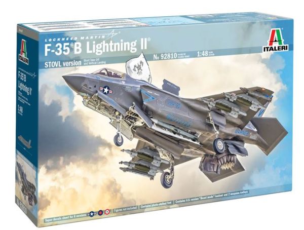 ITA92810 - F-35B Lightning II Kampfjet zum Zusammenbauen und Bemalen - 1