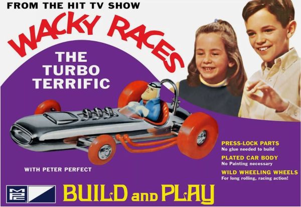 MPC937/12 - Wacky Races – The Turbo Terrific zum Zusammenbauen und Lackieren - 1