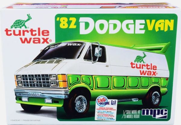 MPC943M/12 - DODGE Van Custom 1982 – Turtle Wax zum Zusammenbauen und Lackieren - 1