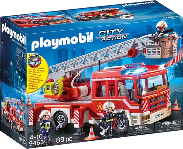 PLAY9463 - Feuerwehrauto mit Drehleiter - 1