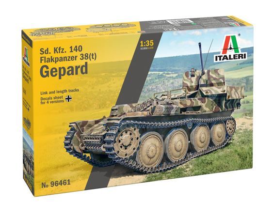 ITA96461 - Sd. Kfz. 140 Flakpanzer 38(t) Gepard zum Zusammenbauen und Lackieren - 1