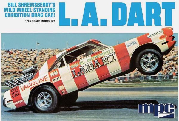 MPC974/12 - L.A. Dart Wheelstander zum Zusammenbauen und Bemalen - 1
