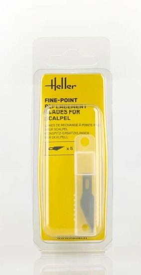 HEL99008 - 5 Ersatzklingen für Skalpell mit feiner Spitze - 1