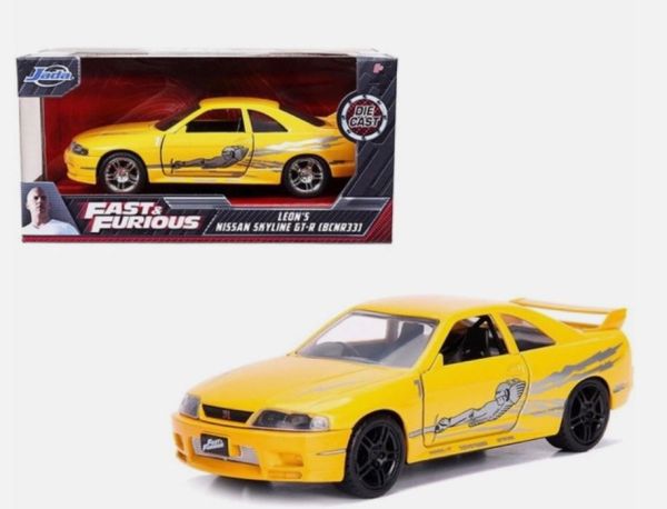 JAD99515 - NISSAN Skyline GT-R 1995 Gelb FAST AND FURIOUS - 1