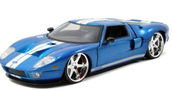 JAD97177 - FORD GT 2005 Blau SCHNELL & WÜTEND - 1