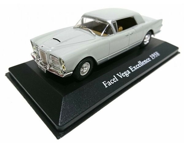ATL2891003 - FACEL VEGA Excellence 1958 graue 4-türige Limousine My Mythical Cars Serie - 1