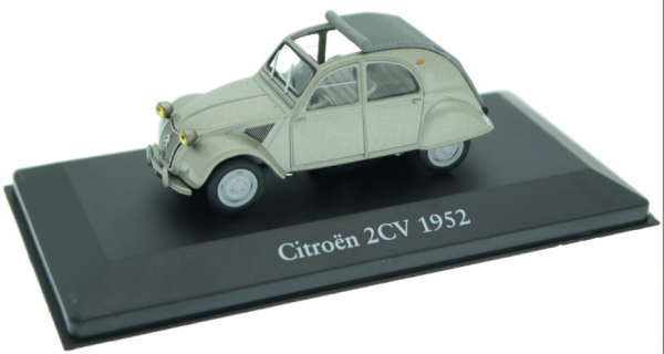 ATL2891016 - CITROEN 2CV 1952 graues halboffenes Verdeck My Mythical Cars-Serie - 1