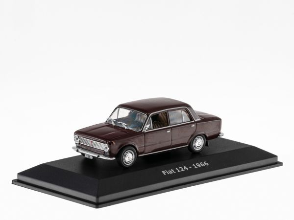 ABADD155A - FIAT 124 von 1966 bordeauxrot - 1