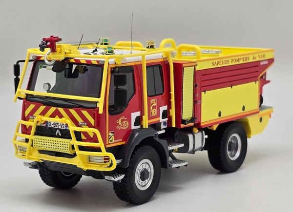 ALERTE0189 - RENAULT D14 4x4 SIDES CCFM Feuerwehr Var (83) – Limitiert auf 300 Exemplare. - 1
