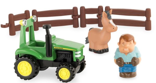 BRI43067 - Farm-Set mit JOHN DEERE Traktor und Zubehör - 1