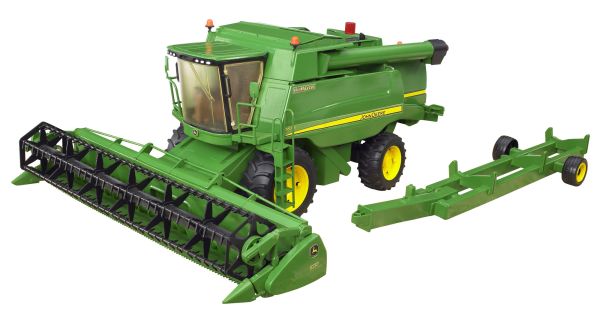 BRU2132 - JOHN DEERE T670i Harvester mit Schneidwagen Maßstab: 1/16 - 1