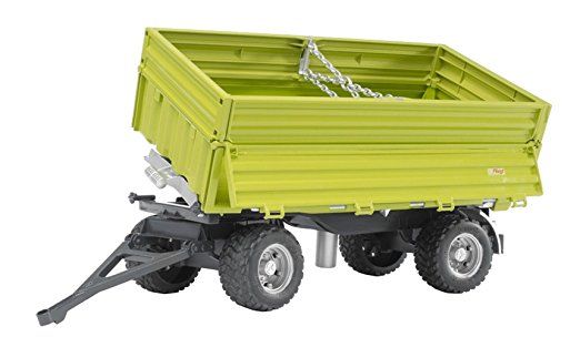 BRU2203 - Hellgrüner Kippanhänger Maßstab: 1/16 - 1