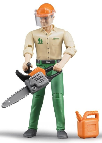 BRU60030 - Mann mit Kettensäge Maßstab: 1/16 - 1