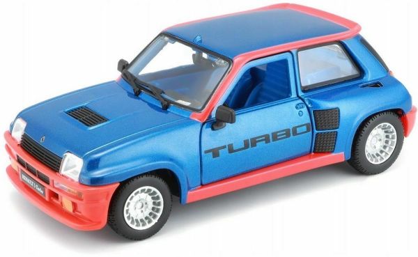 BUR18-21088B - RENAULT 5 Turbo 1982 blau und rot - 1
