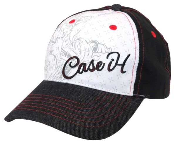 CAS253849 - CASE IH Cap für Damen Schwarz und Weiß - 1
