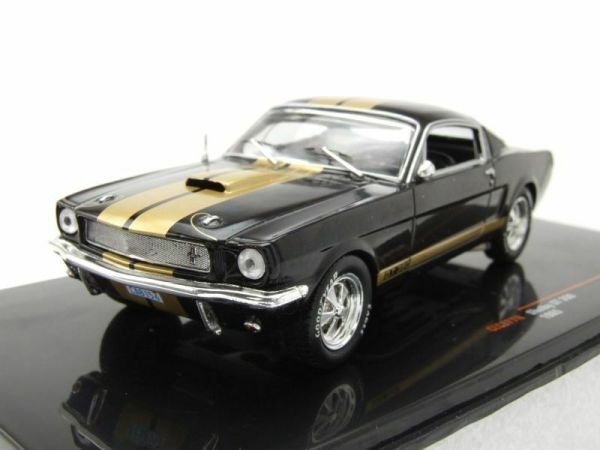 IXOCLC377N - FORD Mustang Shelby GT 350 1965 Schwarz mit goldenen Streifen - 1