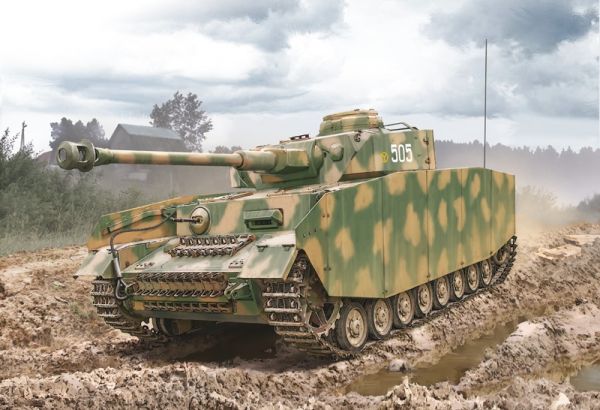 ITA6578 - Pz. Kpfw. IV-Ausf. H zum Zusammenbauen und Bemalen - 1