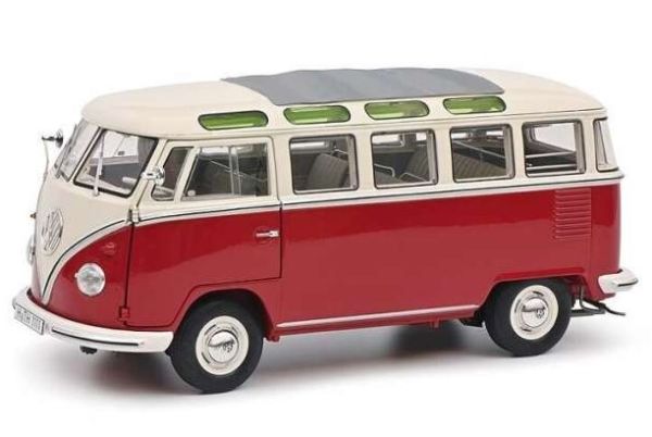 SCH0454 - Kombi Farbe Rot - VOLKSWAGEN SAMBA T1B - 1