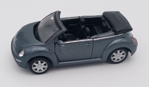 WEL2035GR -  VOLKSWAGEN NEW BEETLE Graumetallic-Auto mit Reibungsmodell, ohne Box verkauft - 1