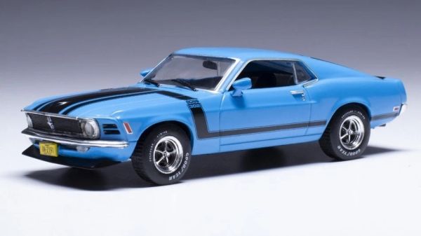 IXOCLC569 - FORD Mustang Boss 302 1970 Blau - 1