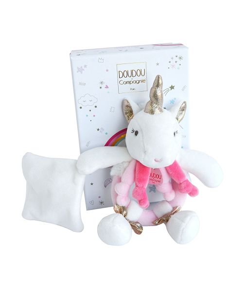 DC3310 - EINHORN - Rassel mit Kuscheltier - 1