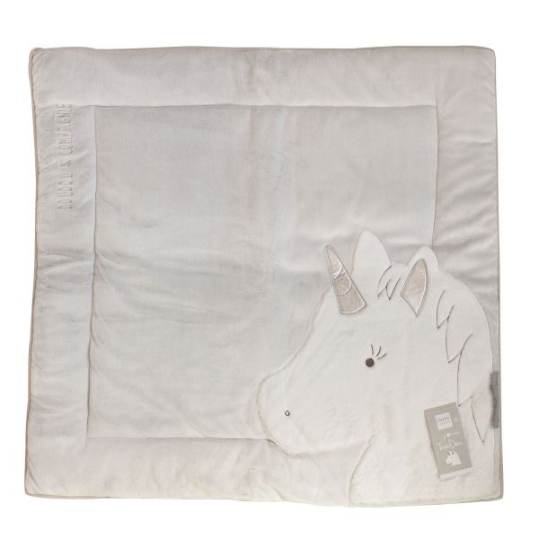 DC3336 - Tapidou - Silbernes Einhorn - 100 x 100 cm - 1