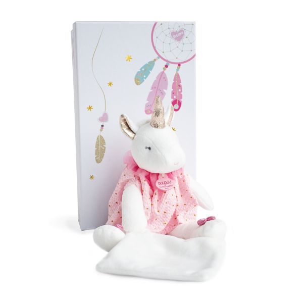 DC3543 - Traumfänger - Marionette Einhorn mit Kuscheltier - 1