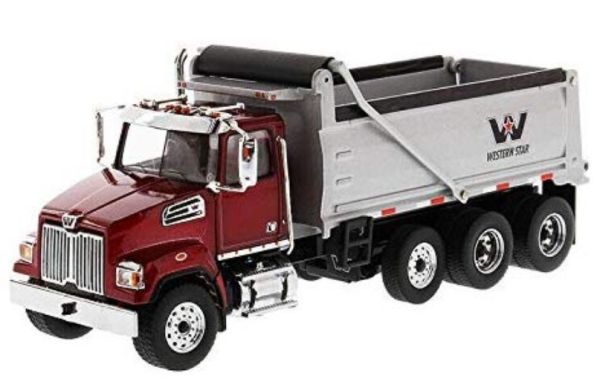 DCM71032 - WESTERN STAR 4700SF Kipper 4 Achsen Rot - 1
