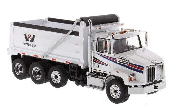 DCM71034 - WESTERN STAR 4700SB 4-Achs-Kipper Weiß - 1