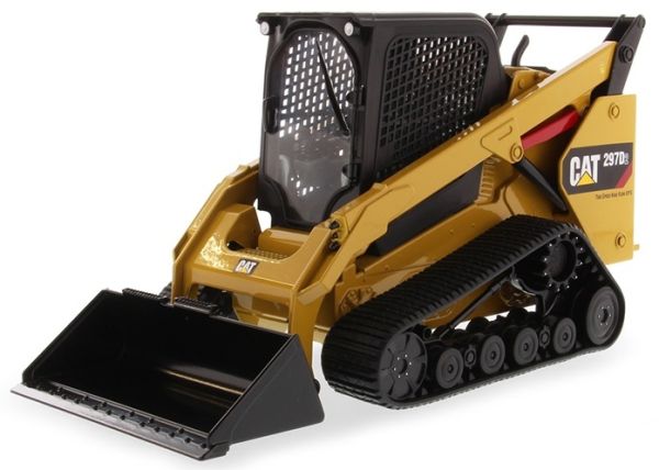 DCM85603 - CATERPILLAR 297 D2 Mini-Raupenlader mit Anbaugeräten - 1